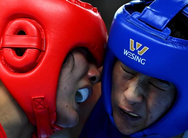 拳擊——女子75公斤級：李倩奪冠