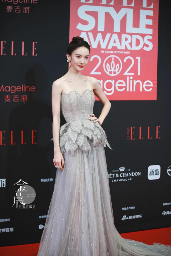 金晨星空禮服活動圖