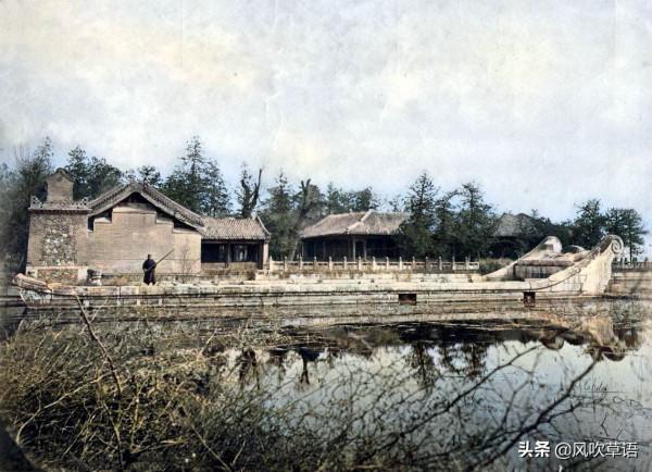 150年前的北京，清晏舫上光禿禿，萬壽山不見佛香閣