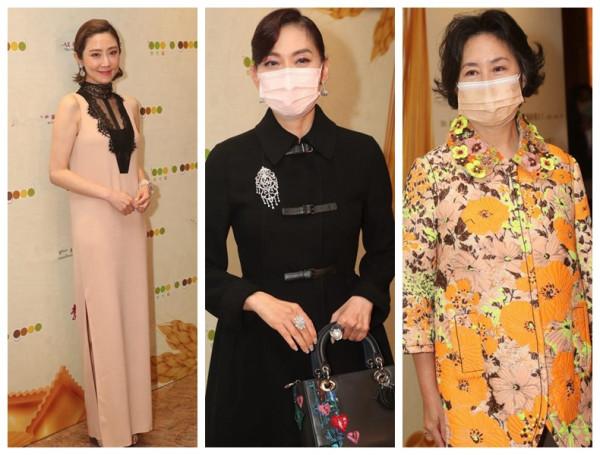 豪門闊太聚會，張玉珊妝容精緻，鄺美雲鑽戒搶鏡，何超瓊高貴典雅