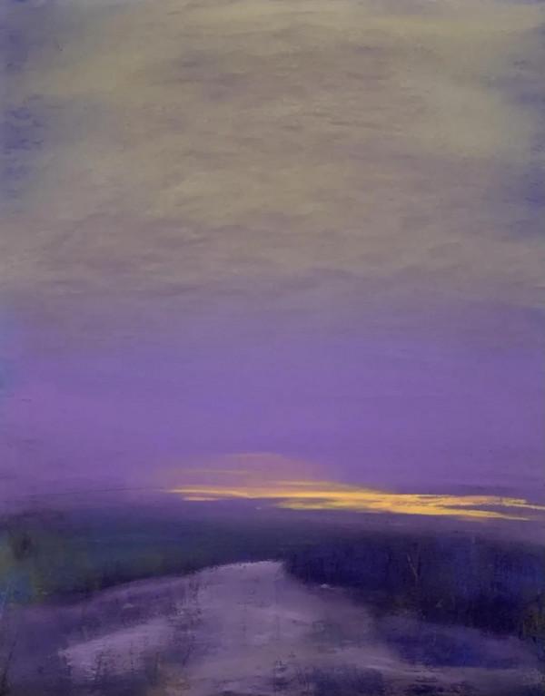 比利時女畫家伊芙&CenterDot;米勒粉彩畫中的天空之美，風景中最具情感