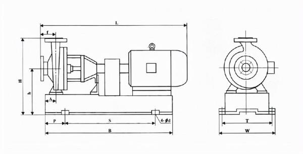 襯氟離心泵安裝和分解