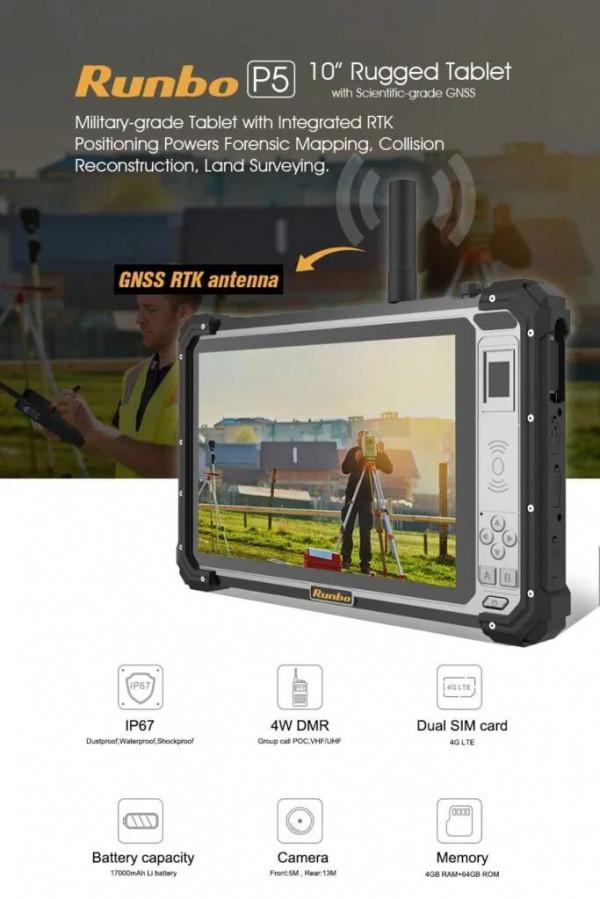 「新品情報站」軍用級平板電腦Runbo P5 4G DMR VHF/UHF引數 「新品情報站」軍用級平板電腦Runbo P5 4G DMR VHF/UHF引數