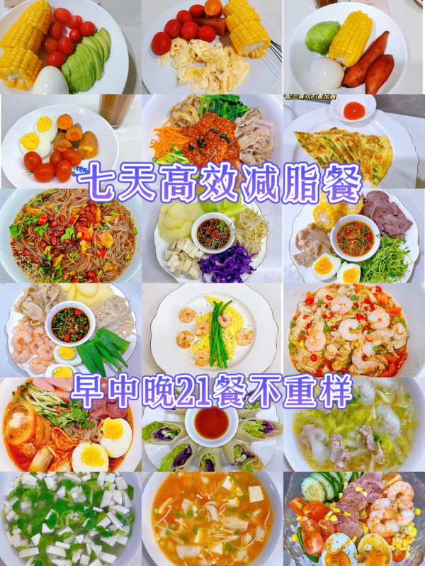 40份不重樣的減脂餐食譜：普通人的減脂餐，看這一篇就夠了