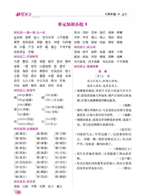 快樂學習隨堂練