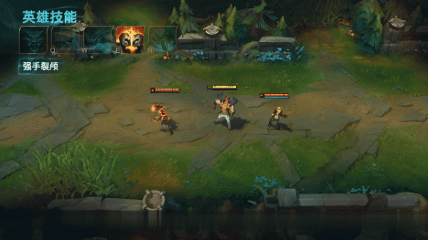 LOL手遊新英雄腕豪技能介紹：拳打諾手鱷魚，腳踩上單四姐妹