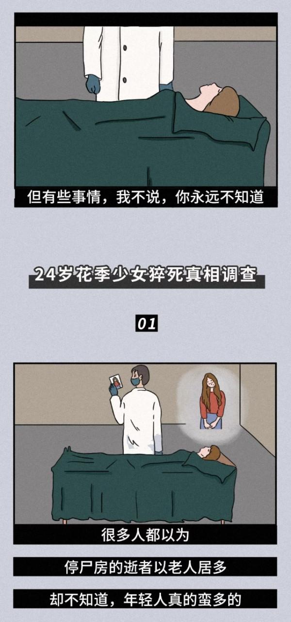 漫畫—《24歲花季少女猝死的真相》