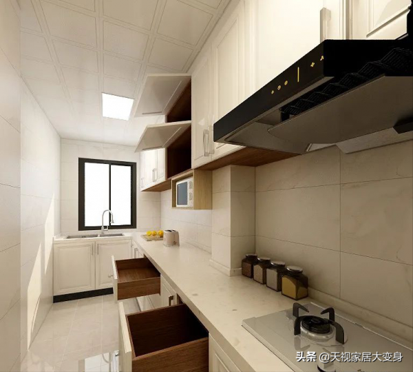 獨居老人換新房，60㎡一室一廳臥室如何擺下兩張床，看圖便知