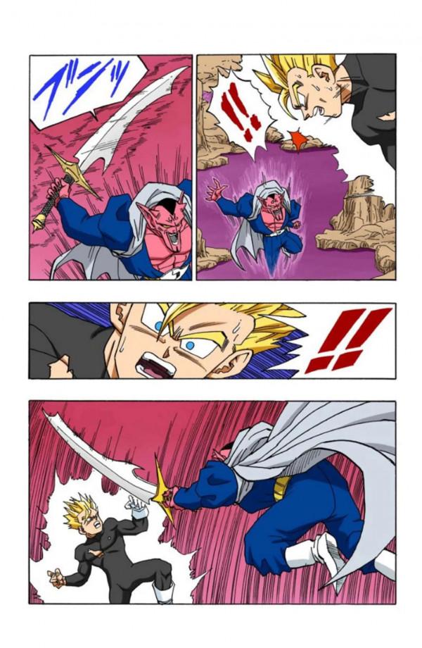 龍珠全綵漫畫451至455回~悟空變身超2，貝吉塔邪惡之心被發現