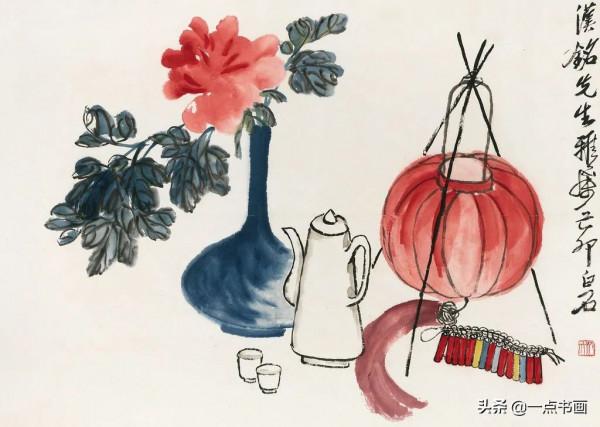 寫意花瓶牡丹創作示範 寫意花瓶牡丹創作示範