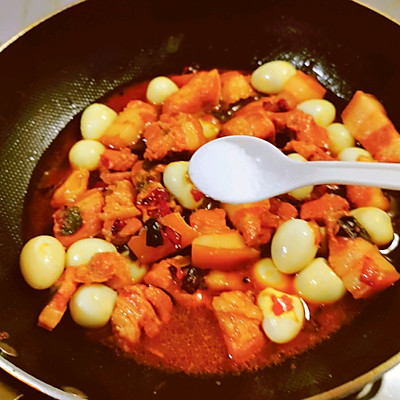 #東古家味美食#鵪鶉蛋紅燒肉