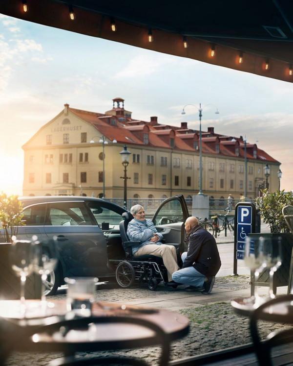 福祉車福祉座椅福祉輪椅自動升降旋轉座椅福祉座椅改裝