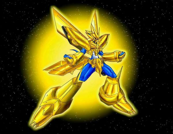 小狗獸的特別進化，在勇氣裝甲的加持下，能進化為四聖獸