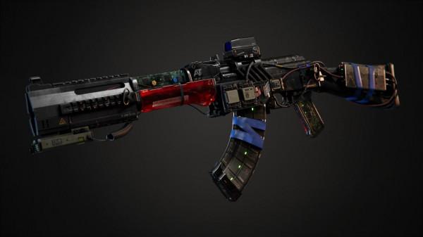 藝術 &vert; 俄羅斯藝術家Alexey Trofimov的&Acy;&Kcy;-45 &laquo;JACKAL&raquo;未來步槍