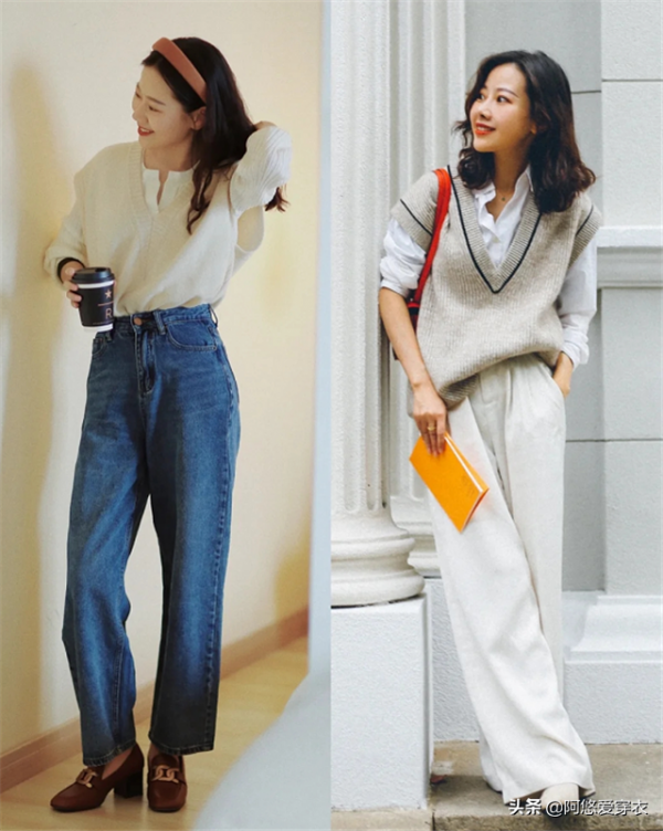 入秋後闊腿褲就過時了，今年流行這4種褲子，時髦好看又保暖