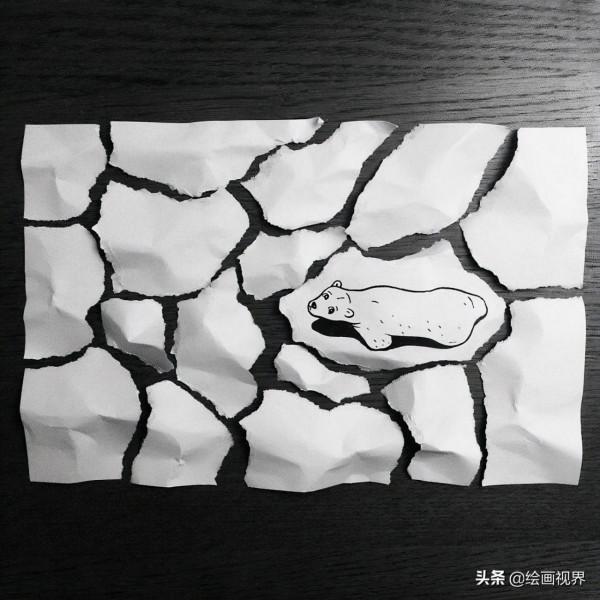 如此畫作，想象力完美體現，這才是畫家應該有的樣子，太有創意了