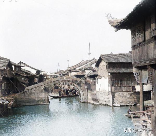 浙江杭州：1931年的塘棲古鎮舊影，來自90年前的江南水鄉風情