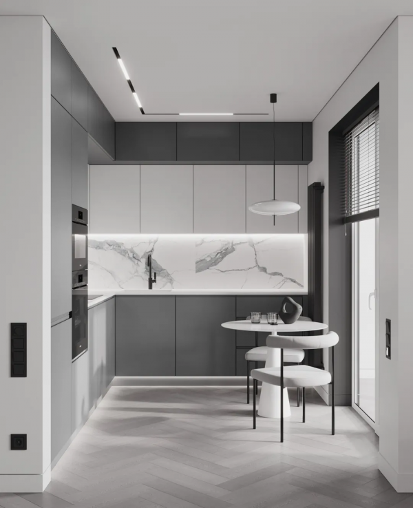 黑白空間，純淨的靈動