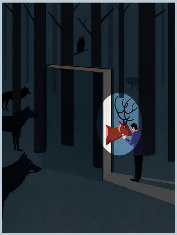 看圖測驗：視線最後停留的位置，暗示著有一個人在背後偷偷傷害你