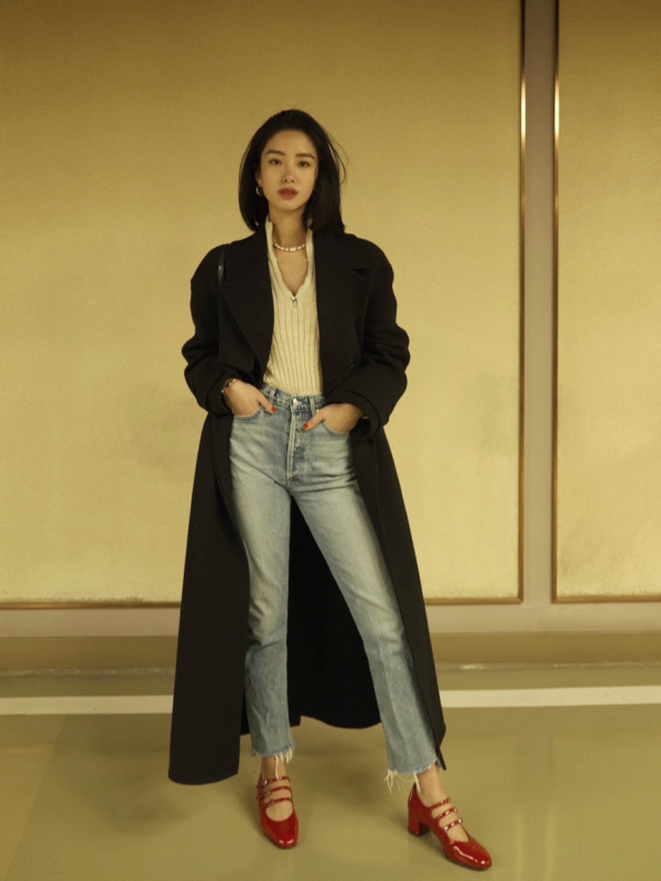 楊採鈺太會穿了，打扮知性大方不浮誇，法式情調很適合普通人借鑑