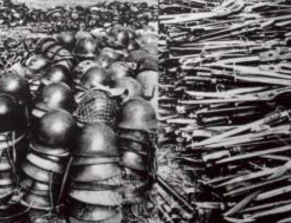 1945年抗戰勝利前，國軍陸軍100餘個軍，有多少武器裝備？