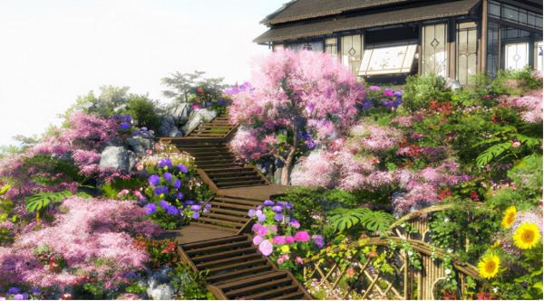 花上萬請大師做的遊戲莊園什麼樣？玩家：說人間絕景不為過