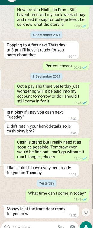 酒吧員工追討工資收到一桶硬幣 重達近30公斤 酒吧員工追討工資收到一桶硬幣 重達近30公斤