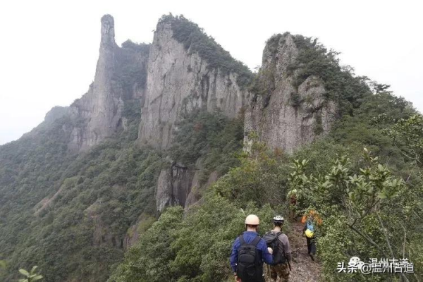 “驢行”仙居天柱峰山脊，奇峰峭立，美不勝收
