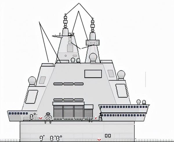 架空:兩套綜合桅杆,30陣面相控陣雷達,全頻段阻塞干擾型核航母 架空:兩套綜合桅杆,30陣面相控陣雷達,全頻段阻塞干擾型核航母