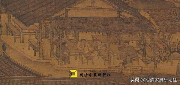 《清明上河圖》中的市井傢俱