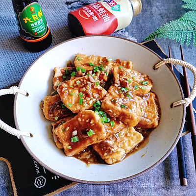 #暖冬醬在手，嗨吃部隊鍋#蠔油脆皮豆腐