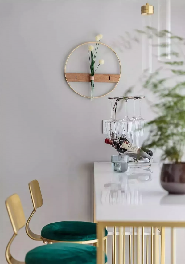 32㎡輕奢風格裝修，清新綠色Loft小戶型溫馨又實用