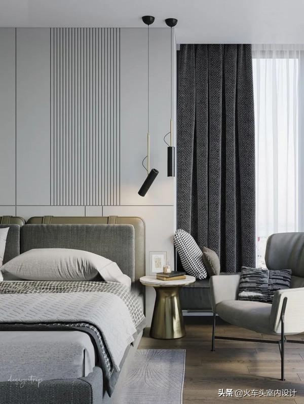 這些輕奢系臥室裝修設計真美