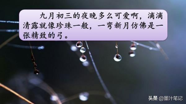 四年級語文上冊（人教版）第三單元《古詩三首》課文講析