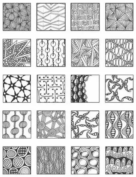 分享 | 黑白裝飾畫靈活運用多種表現方式