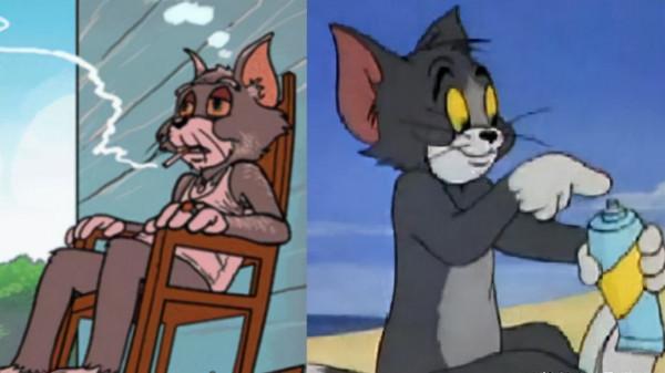 動漫角色變成80歲什麼樣？海綿寶寶兩眼無神，小黃人很可怕