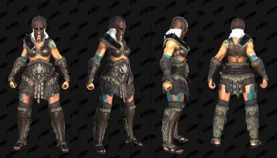 暗黑破壞神：不朽封測野蠻人盔甲套裝