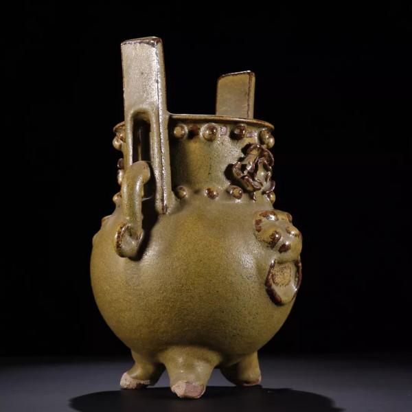 迴流「鈞窯 沖天耳 香爐」 規格：高24肚徑19口11.8cm