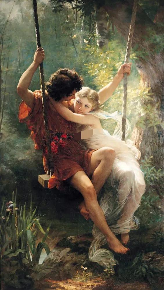 Pierre-Auguste Cot的春天與暴風雨