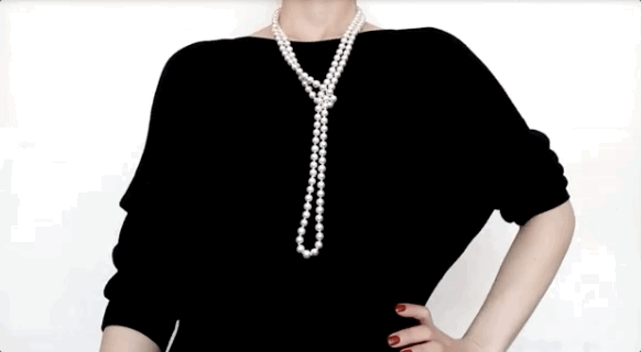 珍珠項鍊怎麼搭？學會這十種系法，一個秋季不重樣
