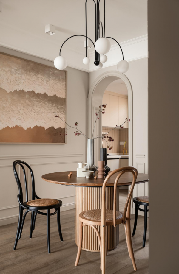 130㎡簡約風設計，簡單的溫馨感，這色系看著就暖心