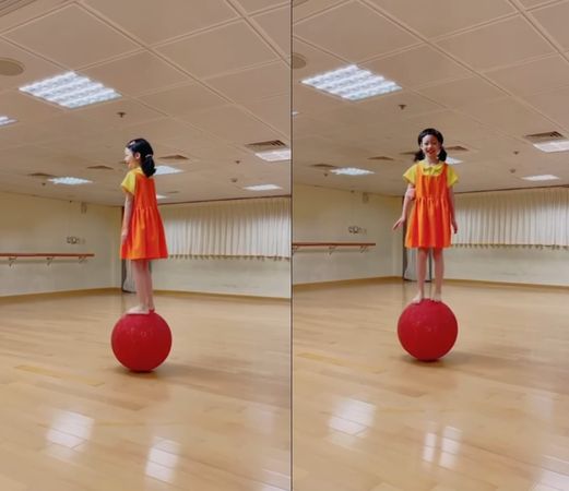 許老三cos《魷魚》木頭人娃娃神還原!「超狂眼妝」網跪:太強了 許老三cos《魷魚》木頭人娃娃神還原!「超狂眼妝」網跪:太強了