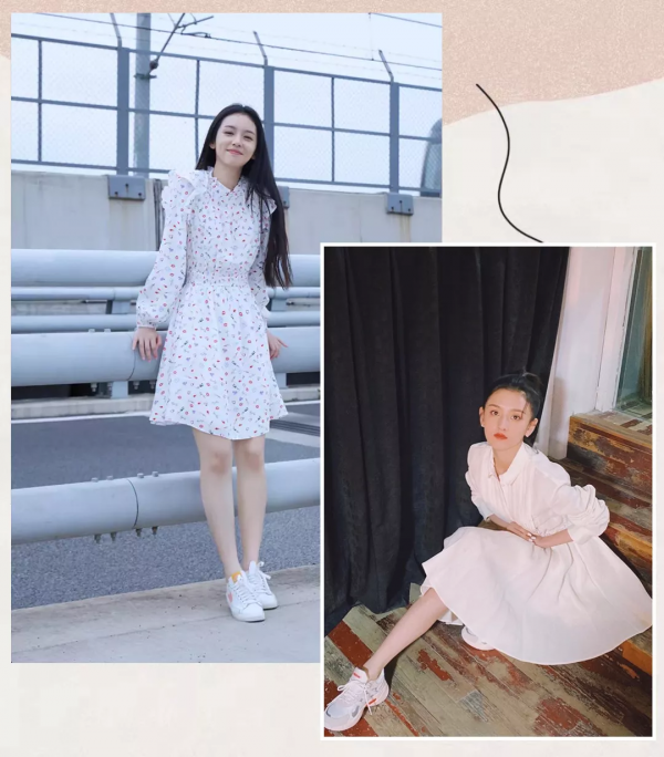 運動鞋+裙子=今秋最IN穿法,舒適又時髦 運動鞋+裙子=今秋最IN穿法,舒適又時髦