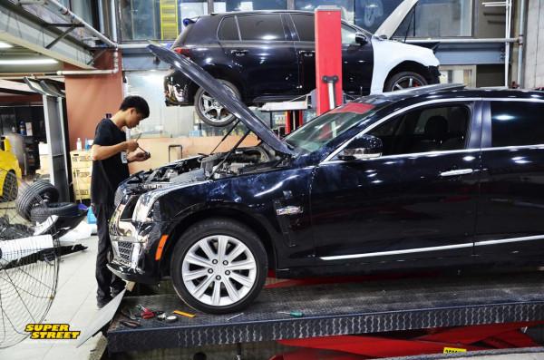 凱迪拉克ATS-L 全面黑化改裝打造黑武士風格