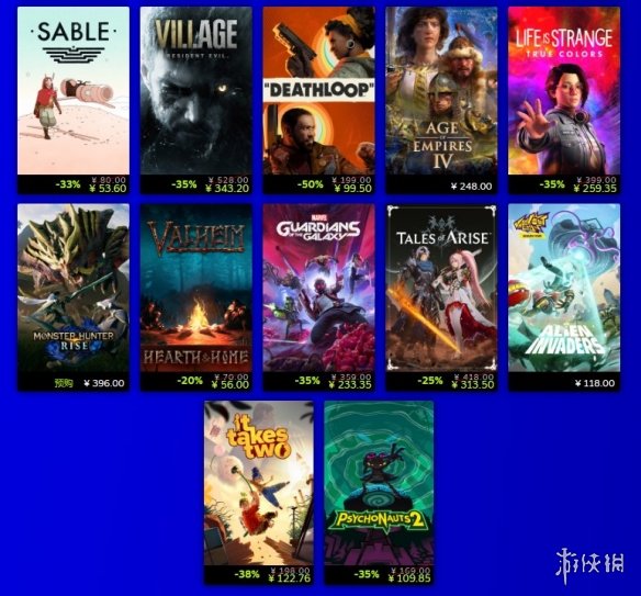 Steam開啟TGA提名特賣!《死亡迴圈》《2077》半價 Steam開啟TGA提名特賣!《死亡迴圈》《2077》半價