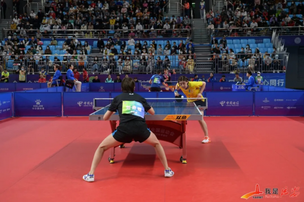 十四運會乒乓球男女團體決出四強 十四運會乒乓球男女團體決出四強