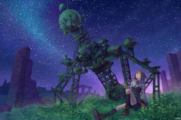 128張動漫優美場景桌布