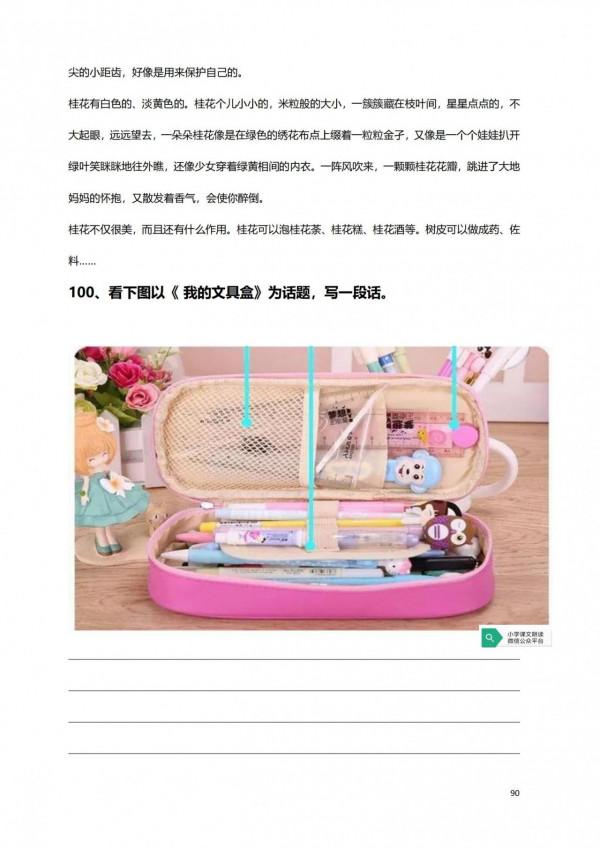 一二年級看圖寫話100例，為孩子作文打好基礎，收藏吧