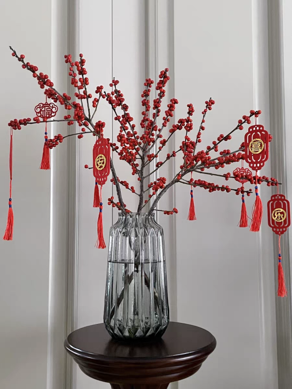 年宵花中的&OpenCurlyDoubleQuote;愛馬仕&rdquo;，紅果子掛滿枝，紅紅火火大吉大利