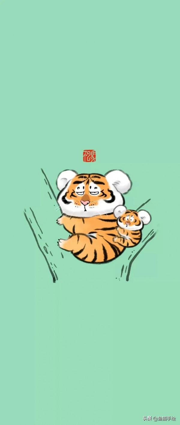 萌萌老虎的各種造型